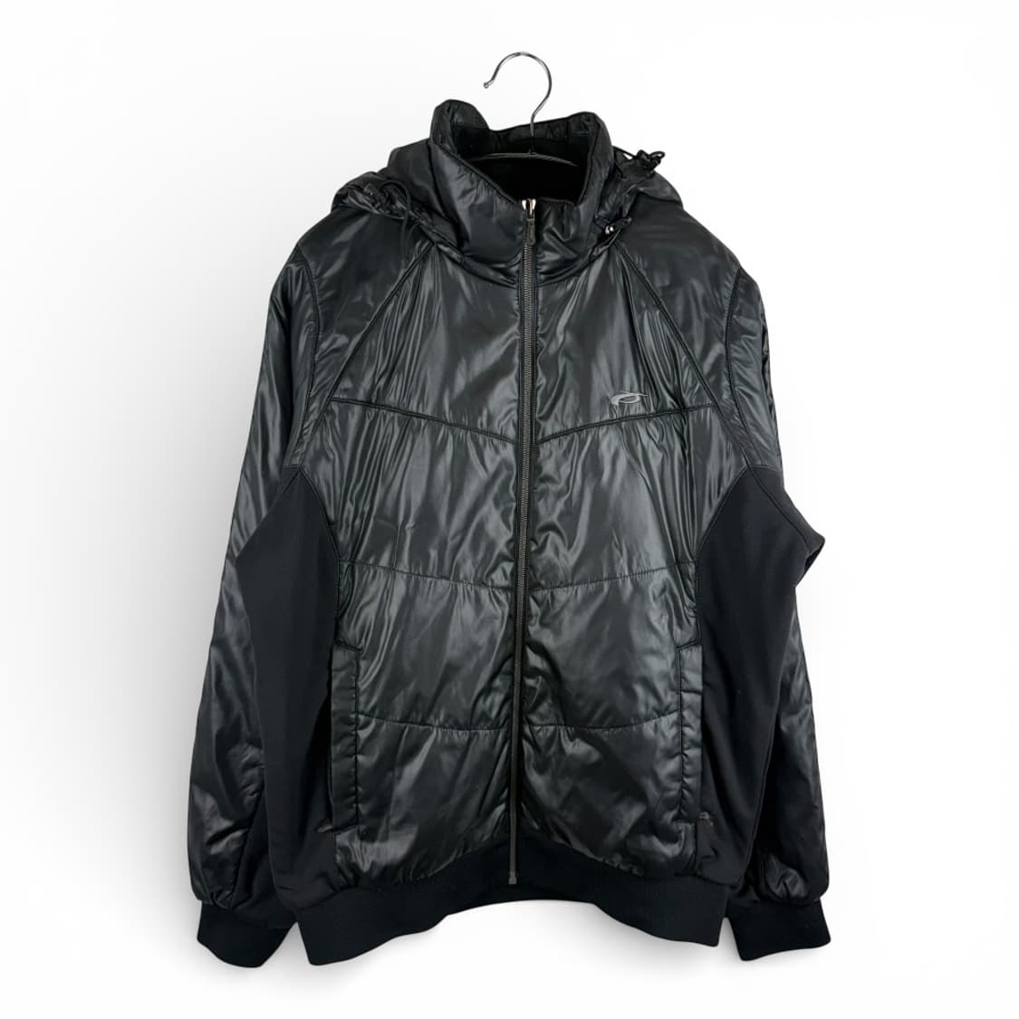 95) 프로스팩스 올드스쿨 유광 점퍼 블랙 상품이미지1