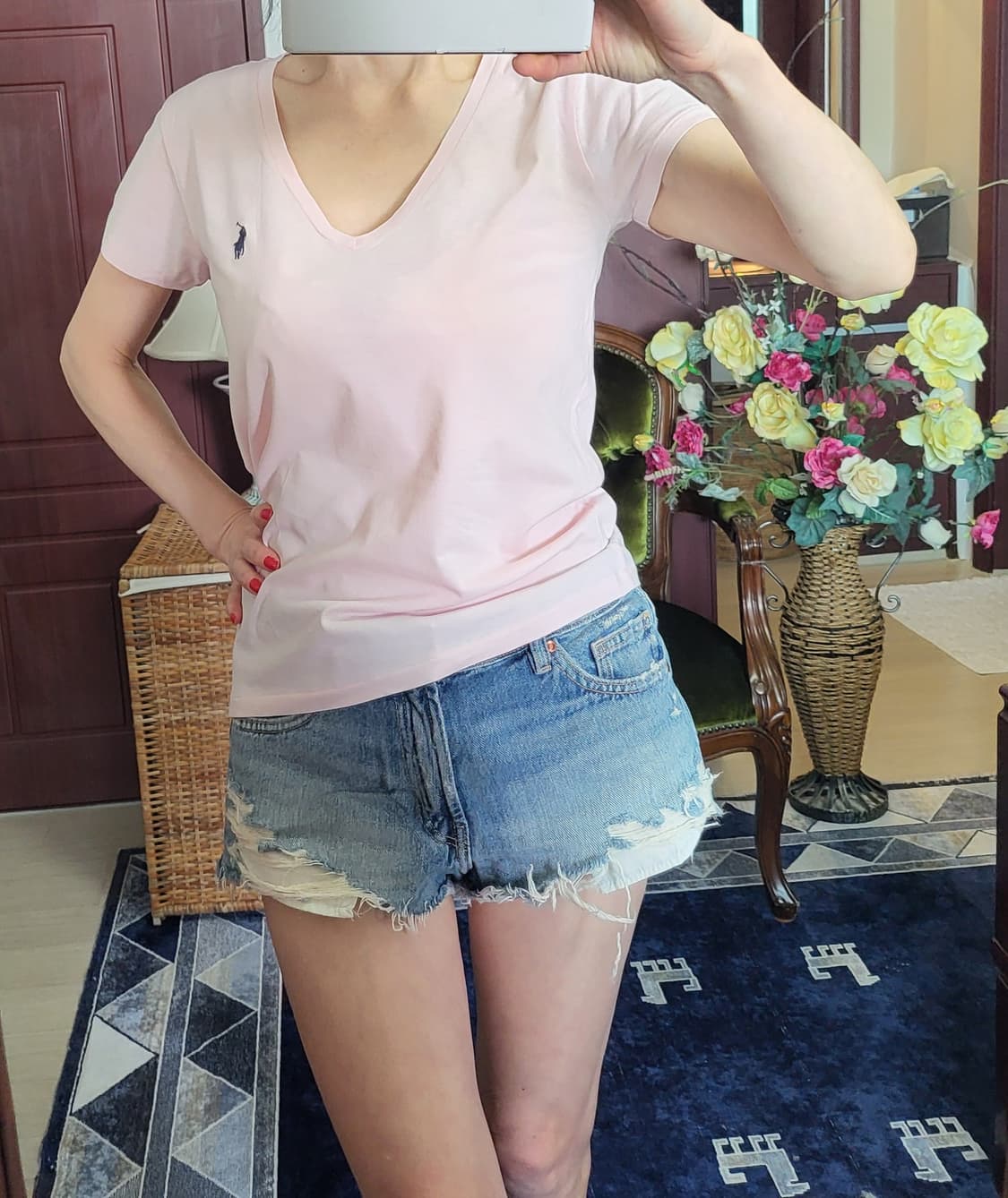 새상 정품 폴로 랄프로렌 면티셔츠 상품이미지9