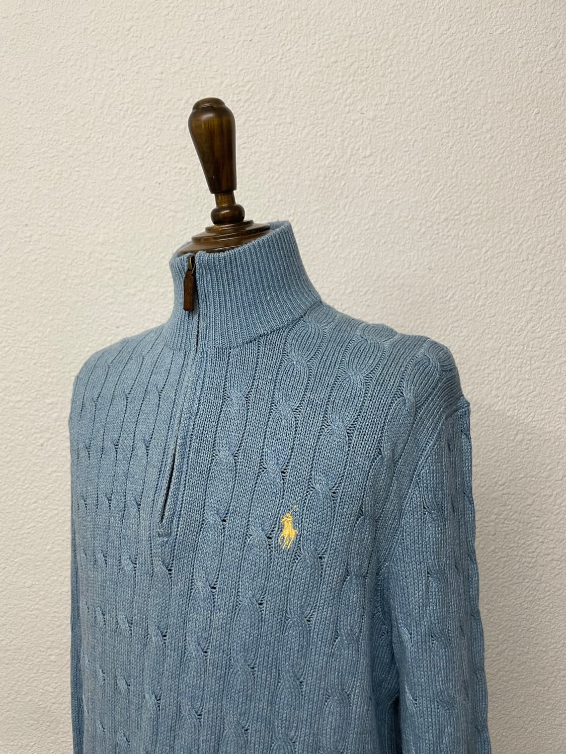 폴러 반집업 니트 Large 상품이미지5