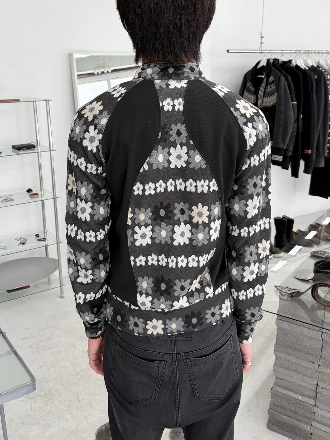 cdg homme plus  플라워 패널 트랙 자켓 상품이미지2
