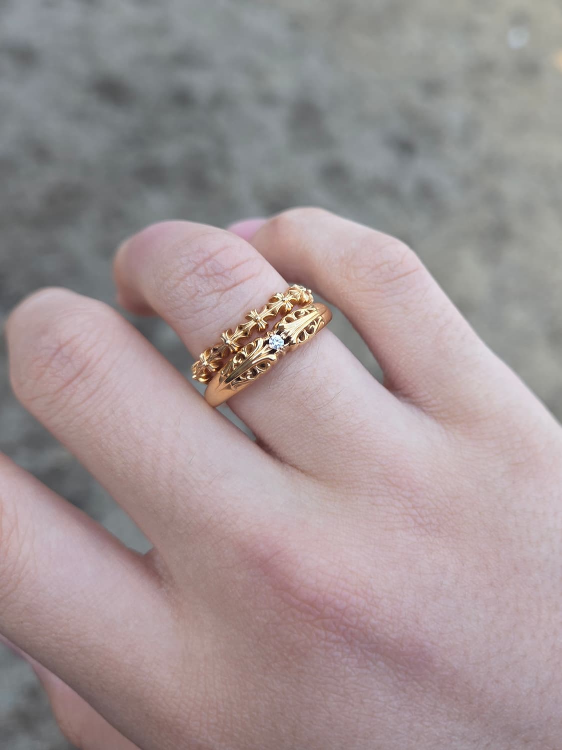 [판매] 크롬하츠 22k 타이니 밴드링 상품이미지5