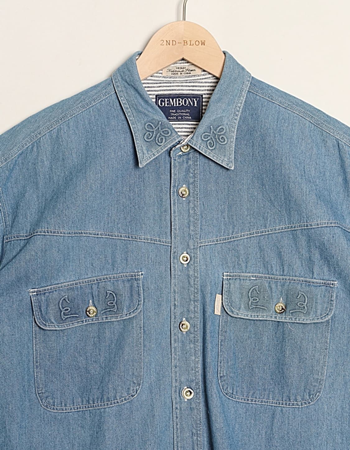 90's GEMBOY Denim Shirts 상품이미지2