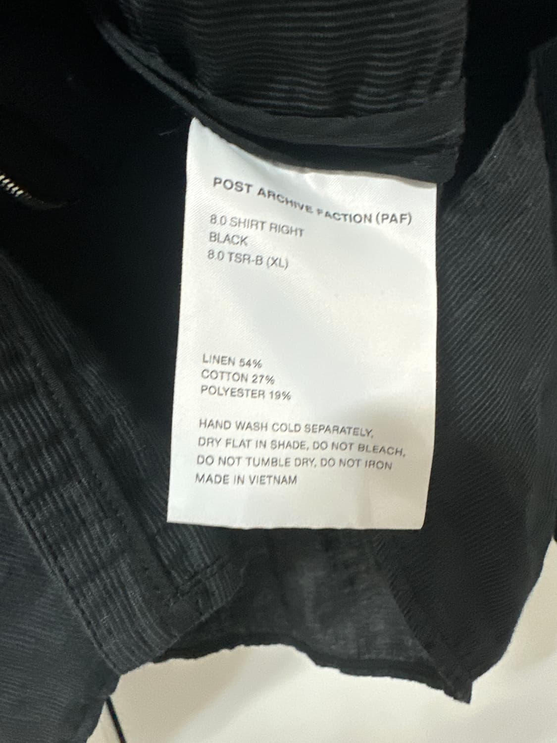 파프 8.0 shirt RIGHT XL 상품이미지2