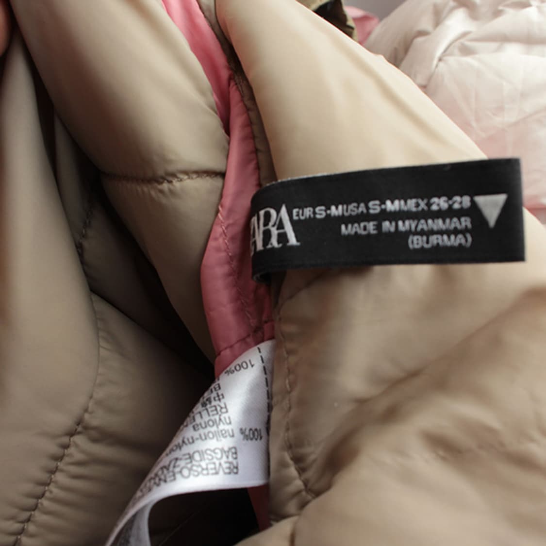 자라 양면 패딩 집업 베스트 66 상품이미지5