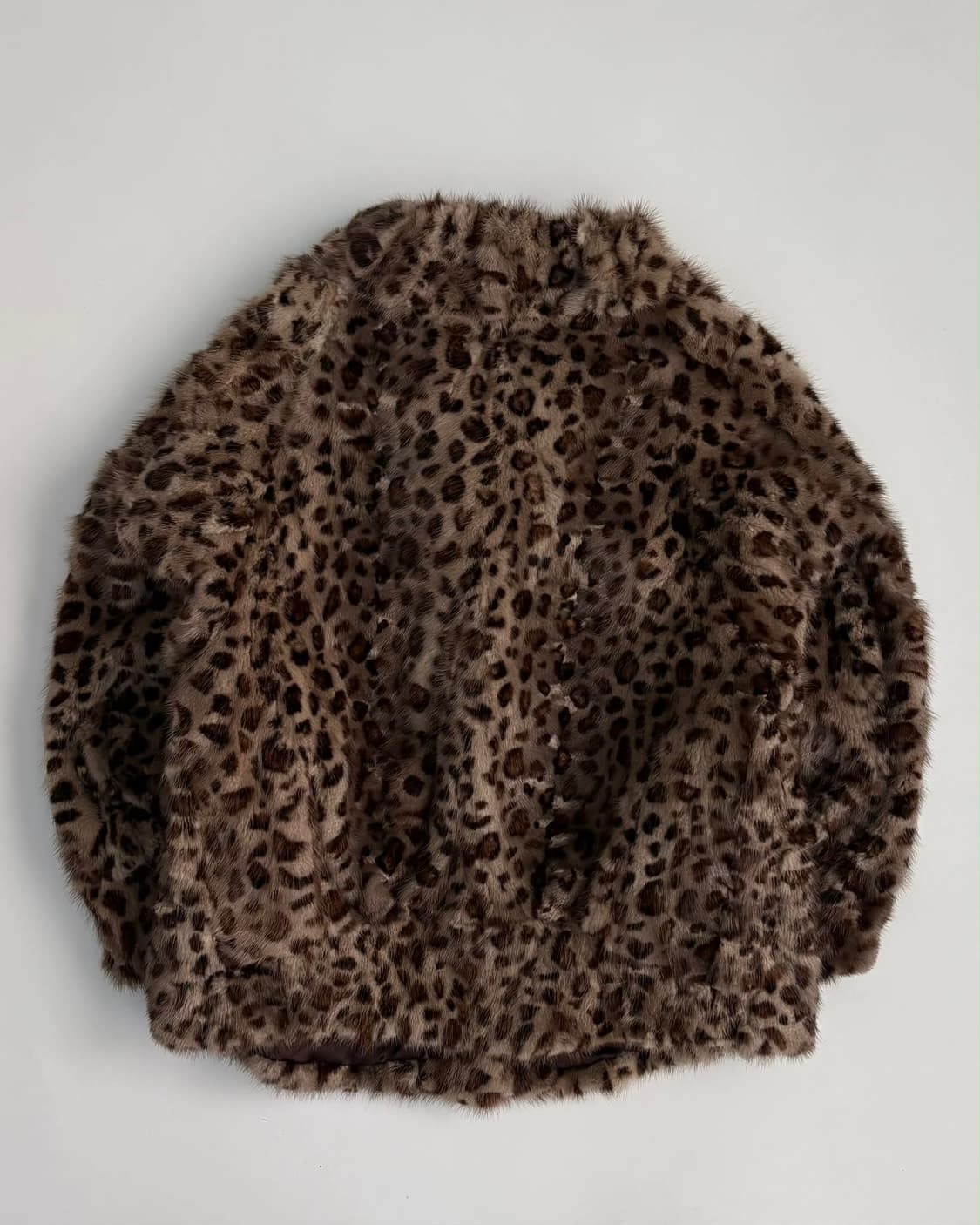 [S] Deeo 레오파드 천연 밍크 퍼 숏 자켓 상품이미지4