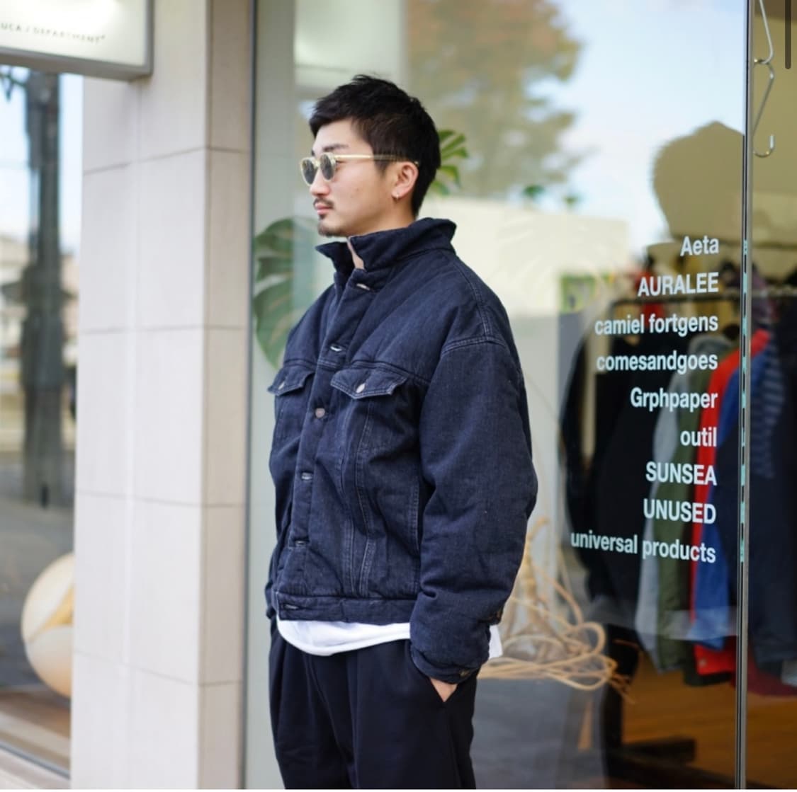 언유즈드 Unused padded denim jacket - 3,4 상품이미지3