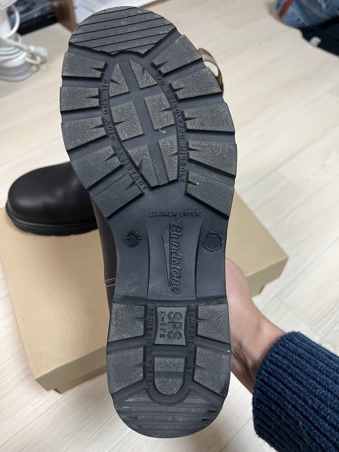 택포15) 블런드스톤 650 월넛브라운 AU7.5 260~265 상품이미지3