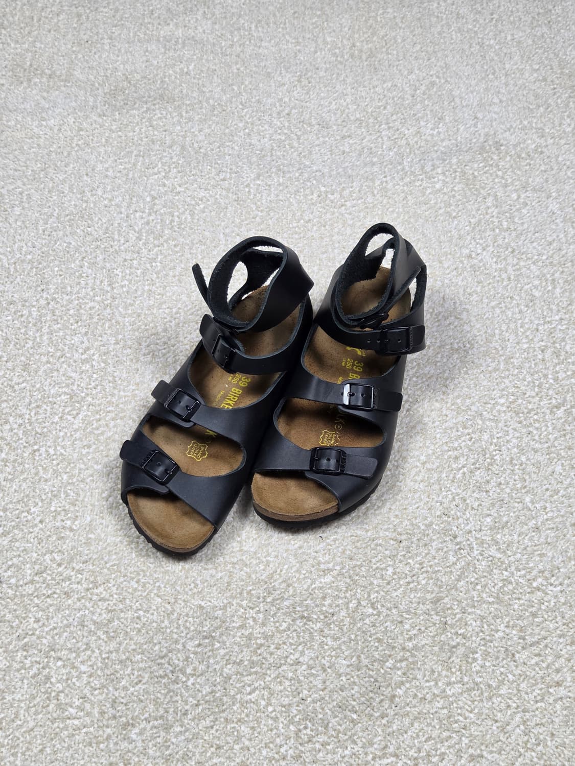 [버켄스탁] 아테네 레더 샌들 | 00227 상품이미지1