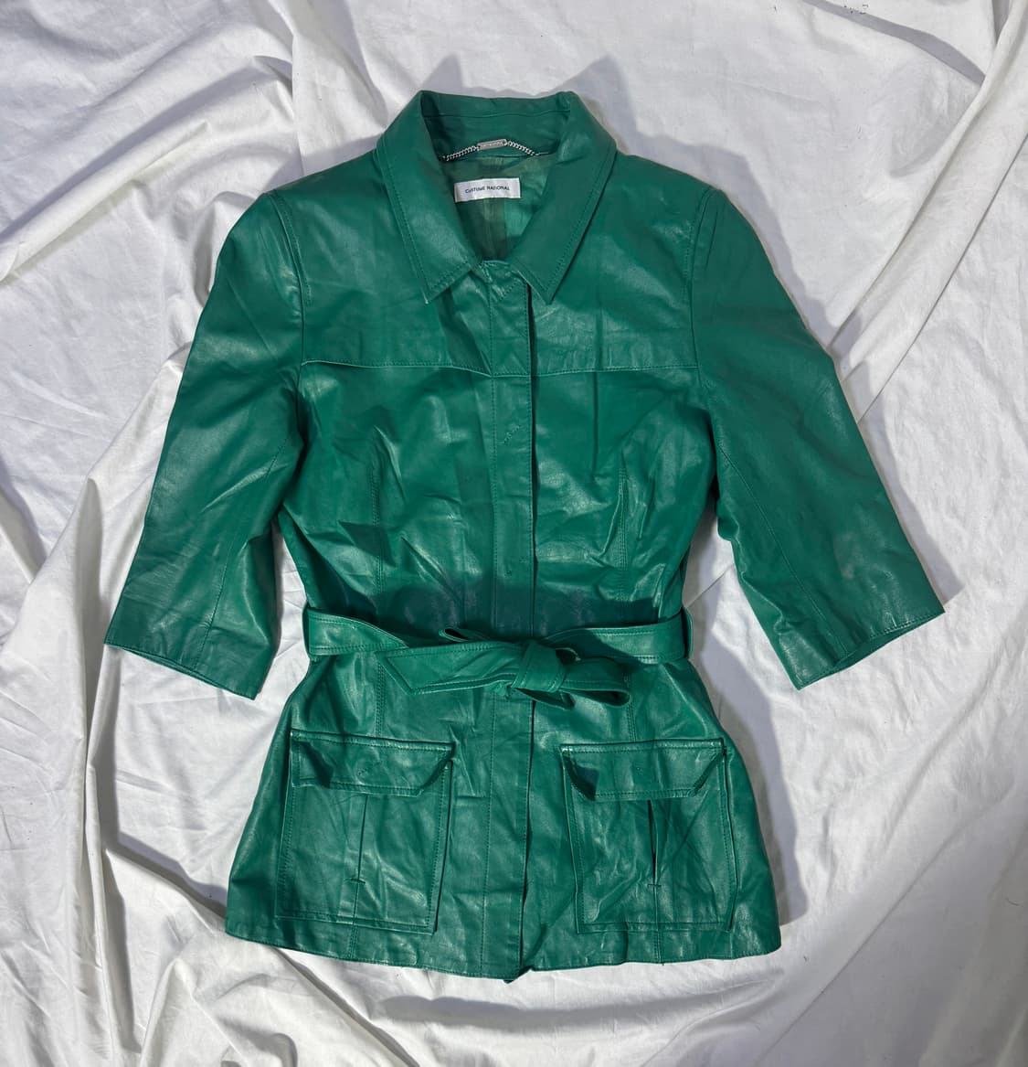 코스튬 내셔널 양가죽 벨티드 자켓 itlay 상품이미지1