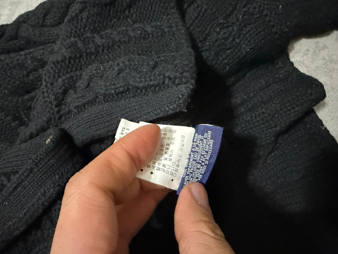 랄프로렌 폴로 주니어  빈티지 코튼  니트 가디건 자켓 44size   상품이미지8