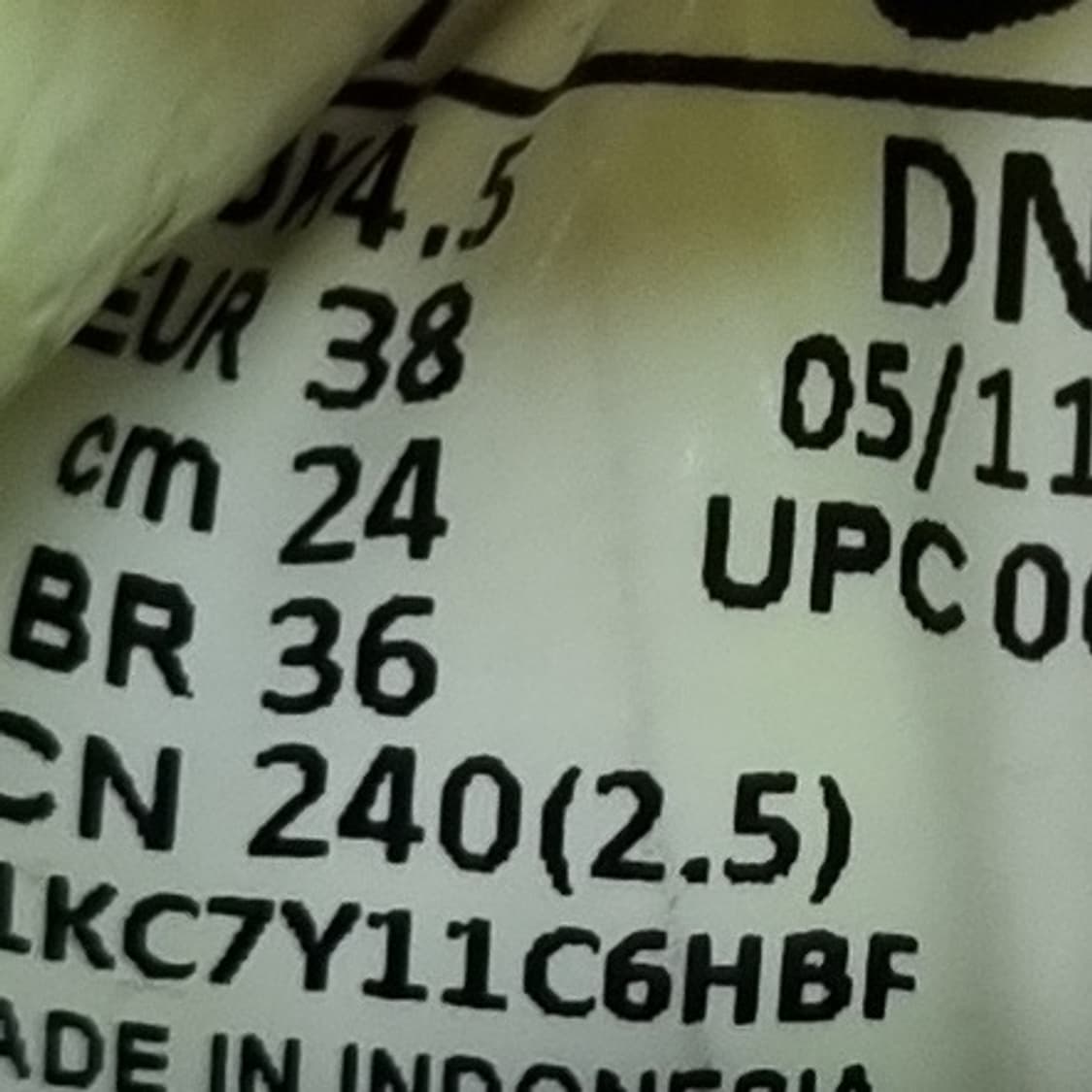 나이키 와플원 형광 운동화 240 상품이미지6