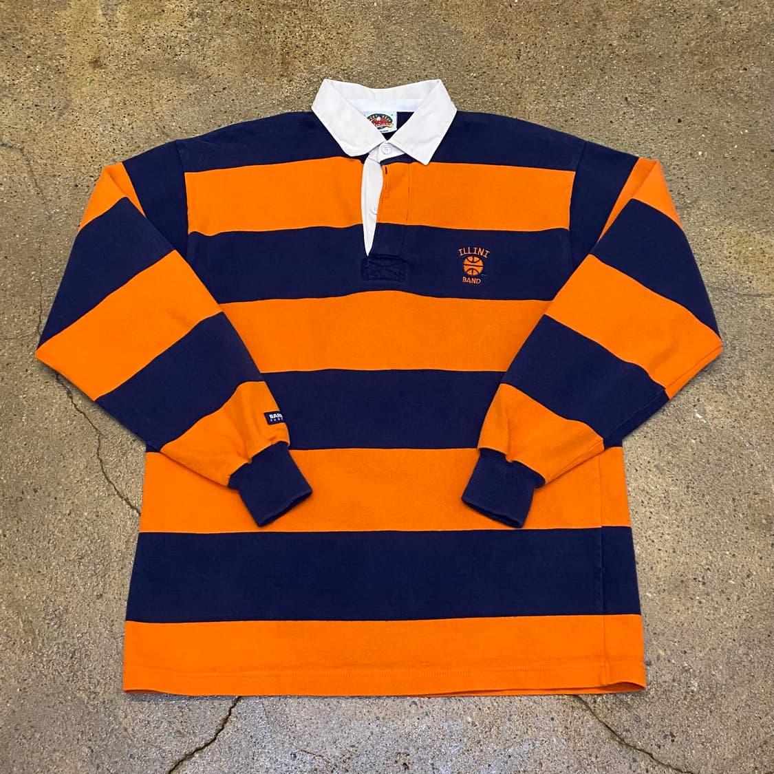 90s Made in Canada 바바리안 스트라이프 오리지널 럭비티 상품이미지1
