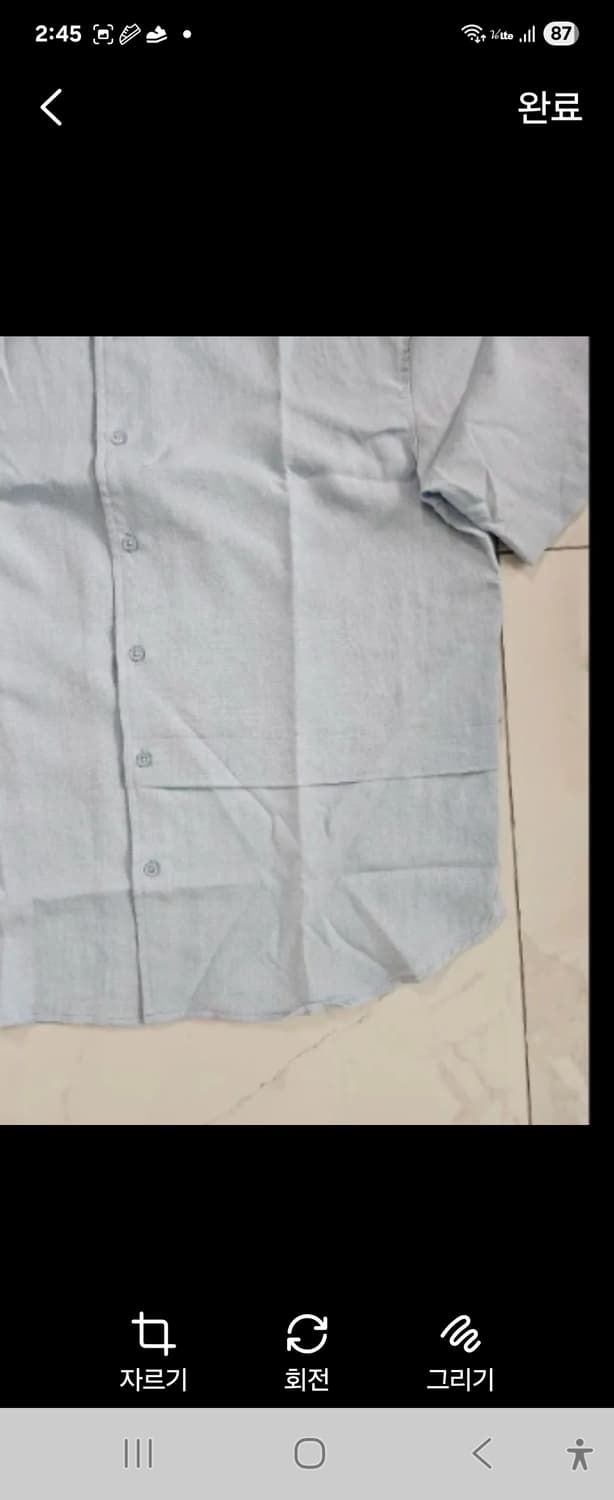 (새제품)남성셔츠 100.105 상품이미지6