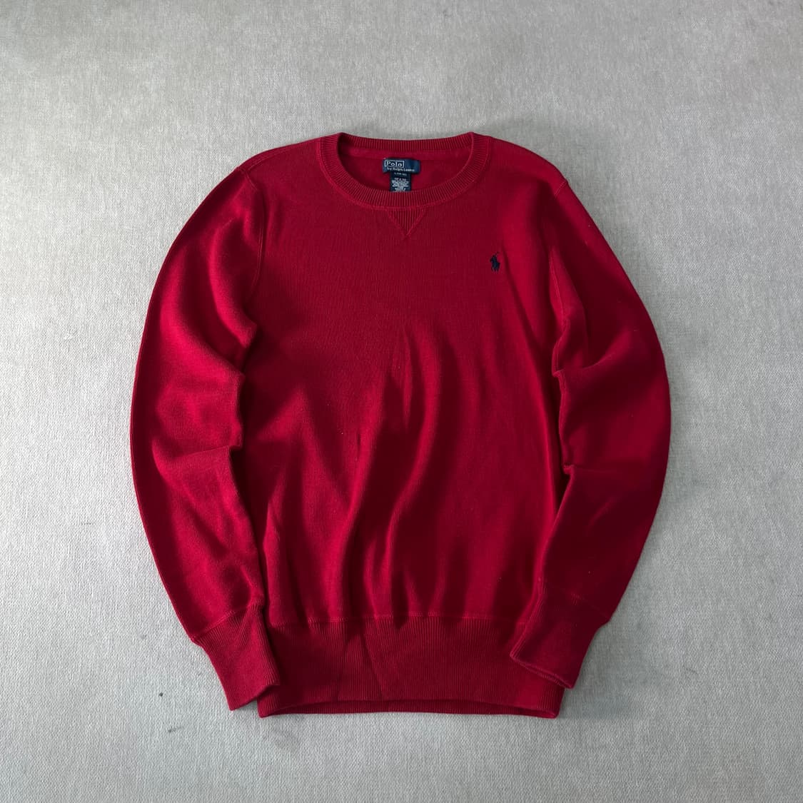 95 폴로랄프로렌 코튼 레드 니트 상품이미지1