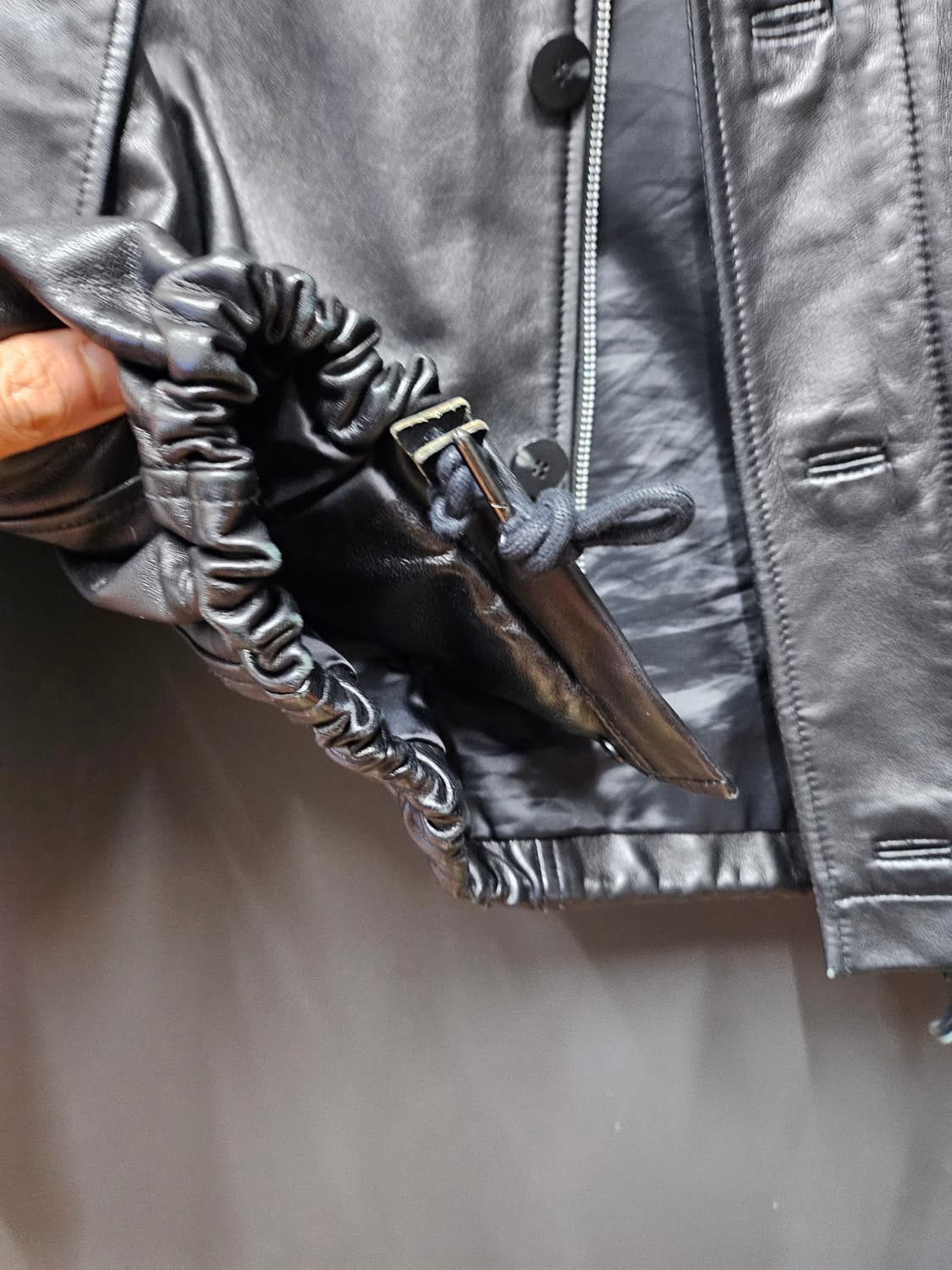 이얼즈어고(years ago) 양가죽자켓 M사이즈 상품이미지7