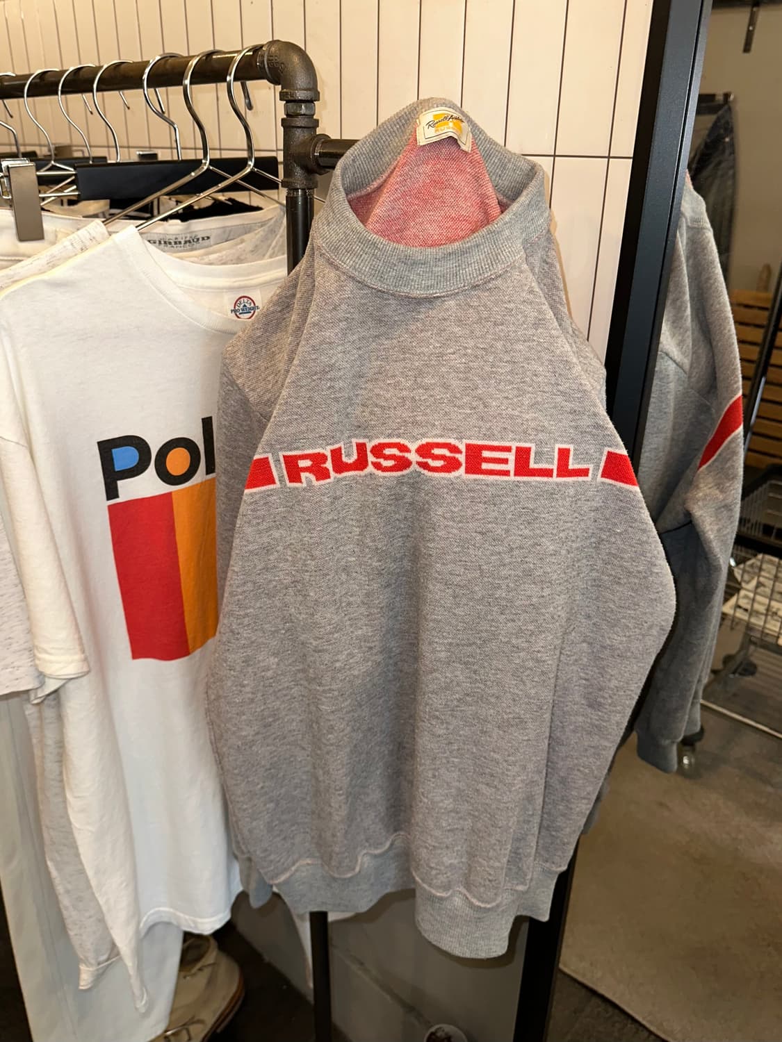 Russell Athletic logo material Topwear 상품이미지4
