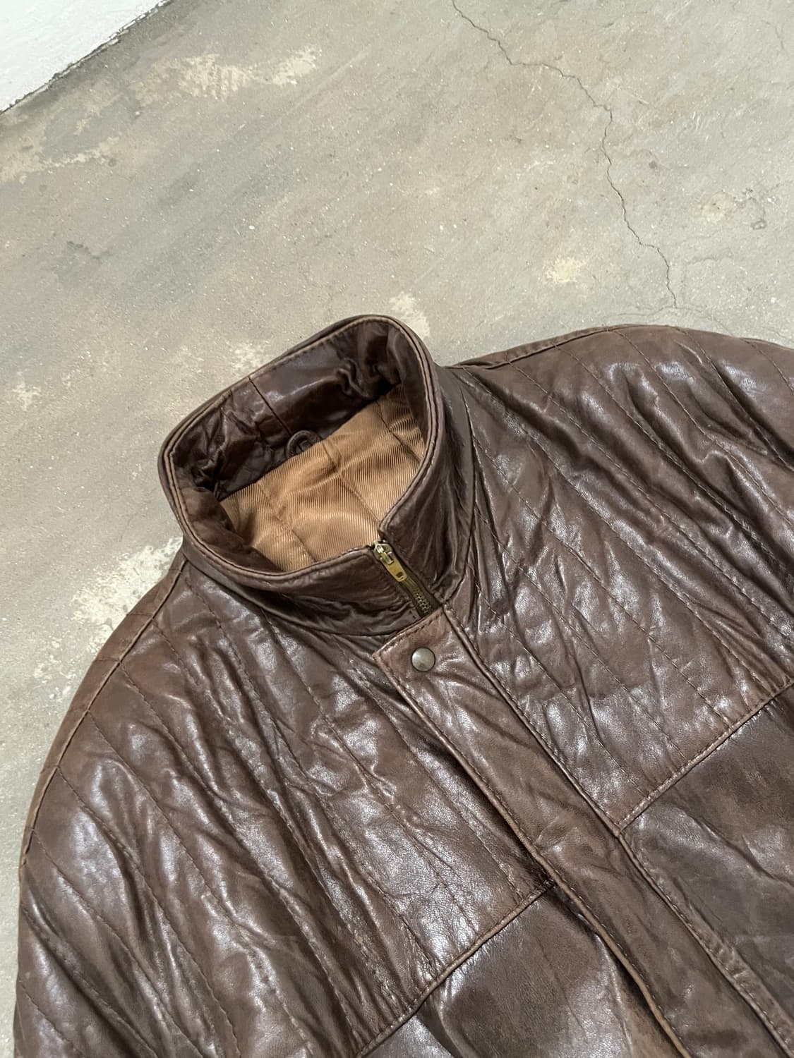 90s Italy Made 하이넥 밀리터리 디테일 카코트 상품이미지2