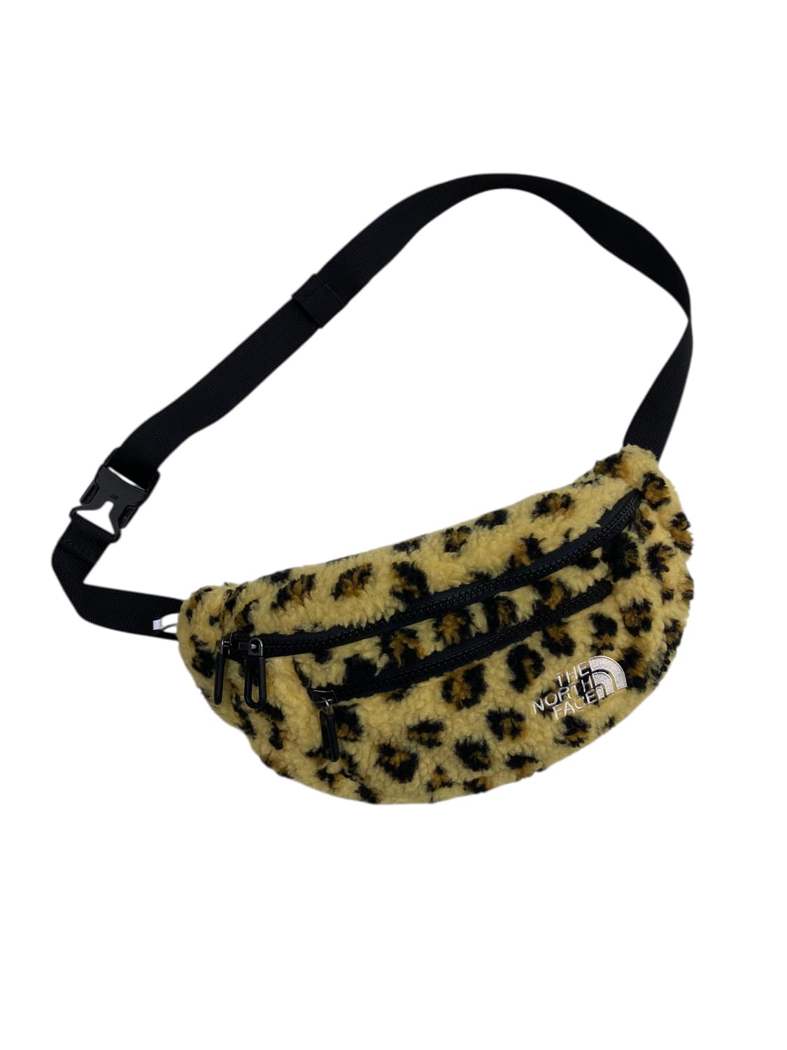 노스페이스 레오파드 뽀글이 힙색 상품이미지1