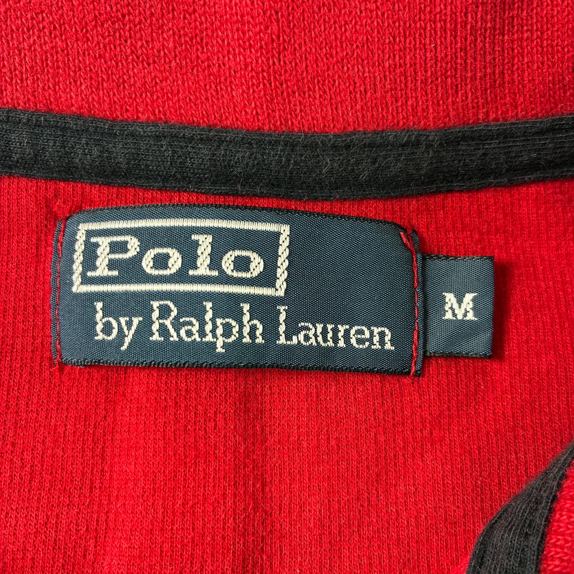 Polo  폴로 랄프로렌 스키팀 빅포니 레드 코튼 반집업 맨투맨 상품이미지6