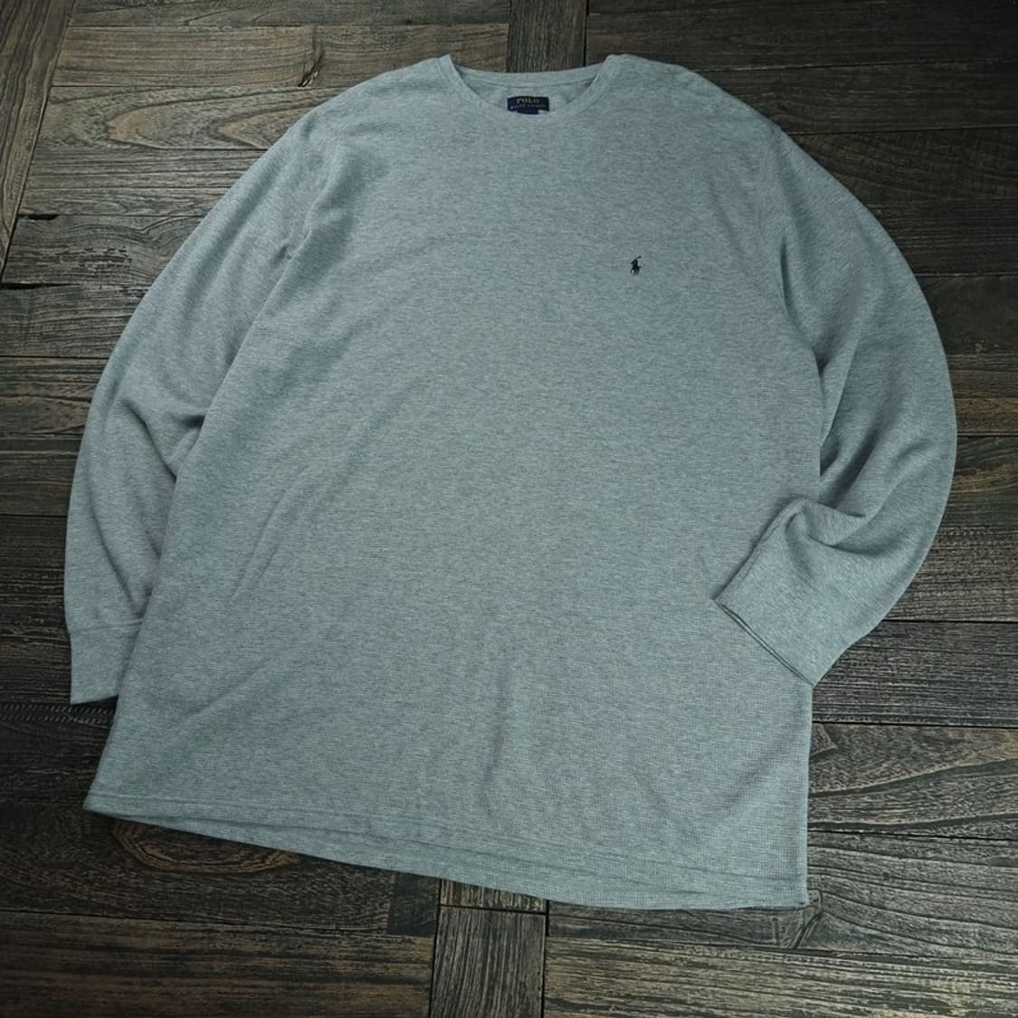 [폴로 랄프로렌] 포니 로고 자수 빅사이즈 롱슬리브 긴팔티 M19000 상품이미지1