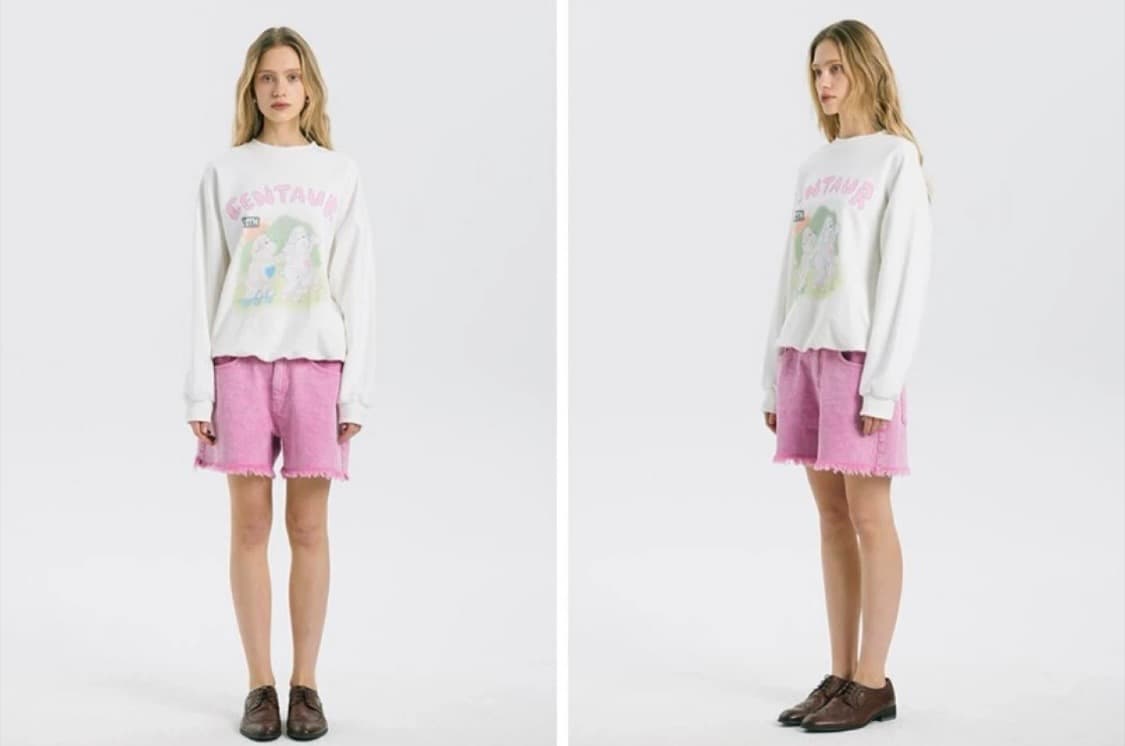 더센토르 인라인 베어 맨투맨 상품이미지3