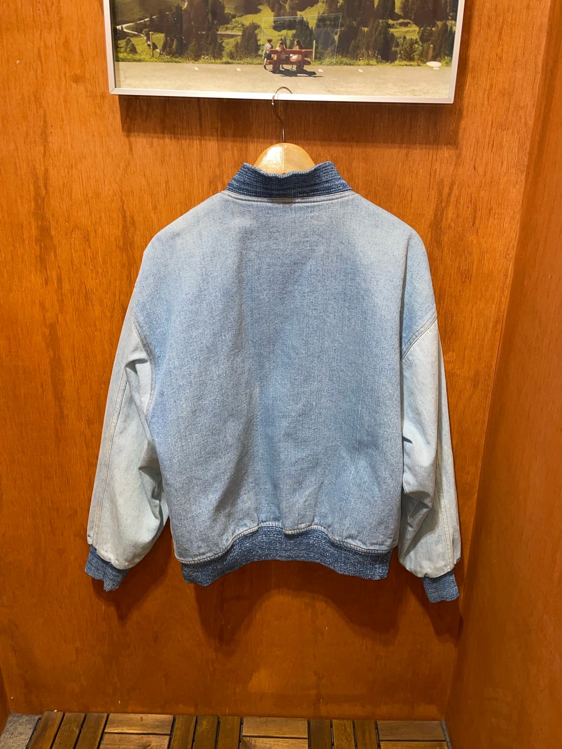 (M) 아메리칸 빈티지 데님 바시티 자켓  상품이미지8