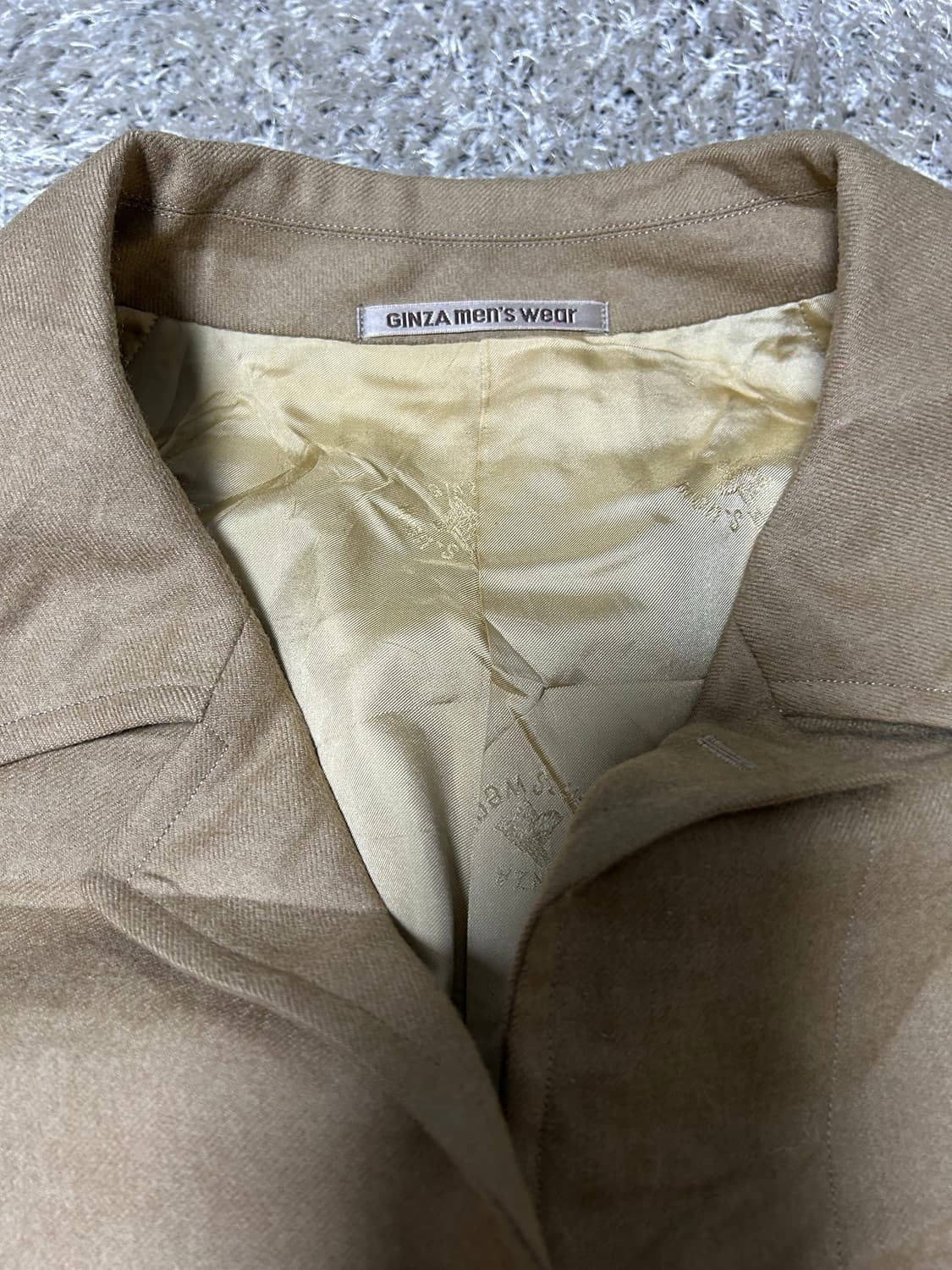 영국제 울 원단 일제 울 트렌치코트 사이즈 105~110 상품이미지3