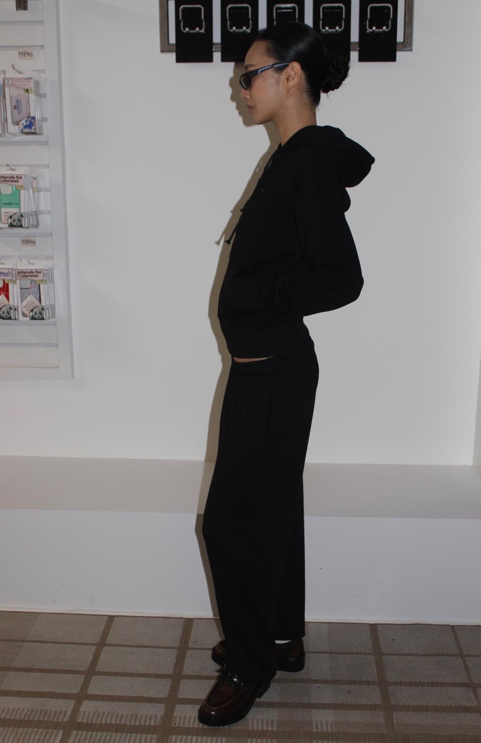 샵어텐즈 attends for hoodie black 상품이미지5