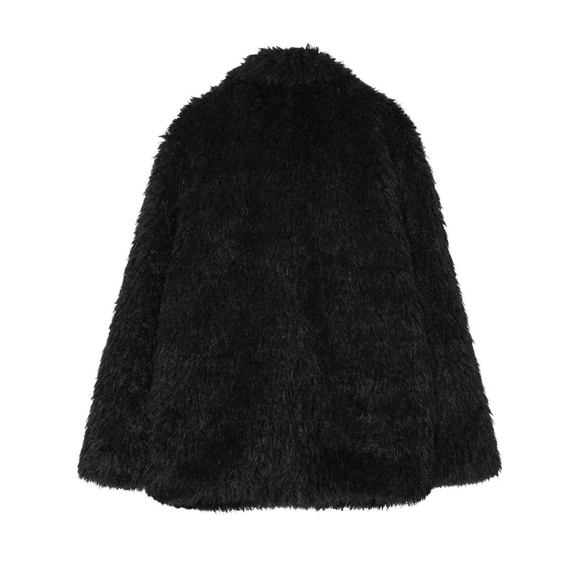 보헤미안서울 퍼 하프 코트 퍼자켓 블랙 상품이미지8