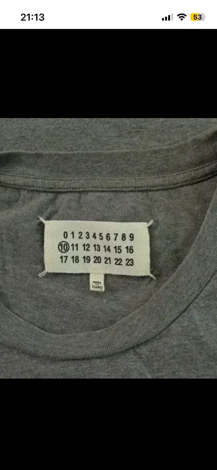 Maison margiela overlock stitch t-shirt 상품이미지3