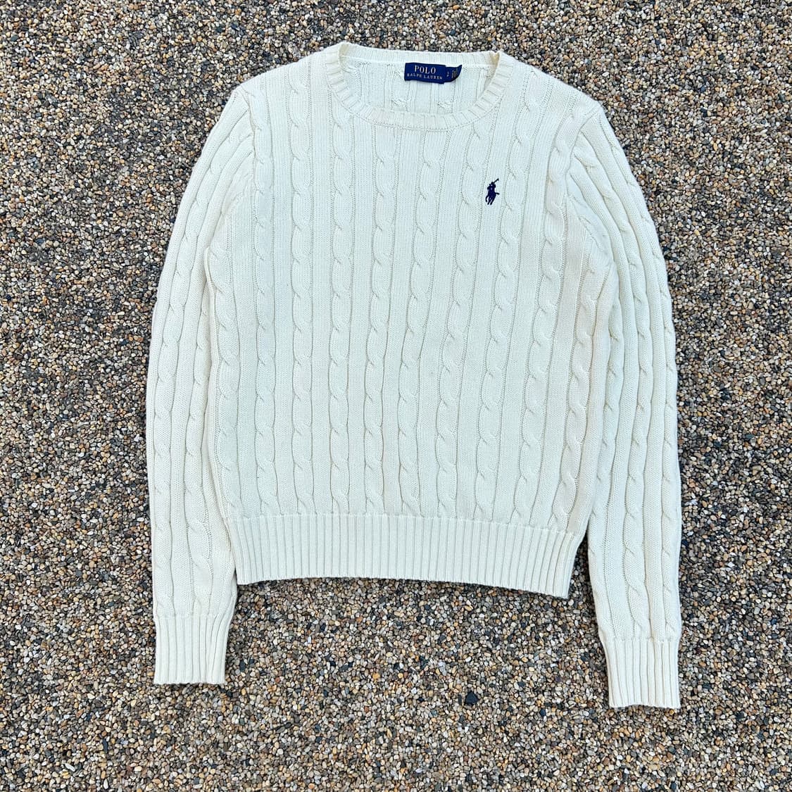 폴로(POLO RalphLauren)아이보리 케이블 니트 상품이미지1