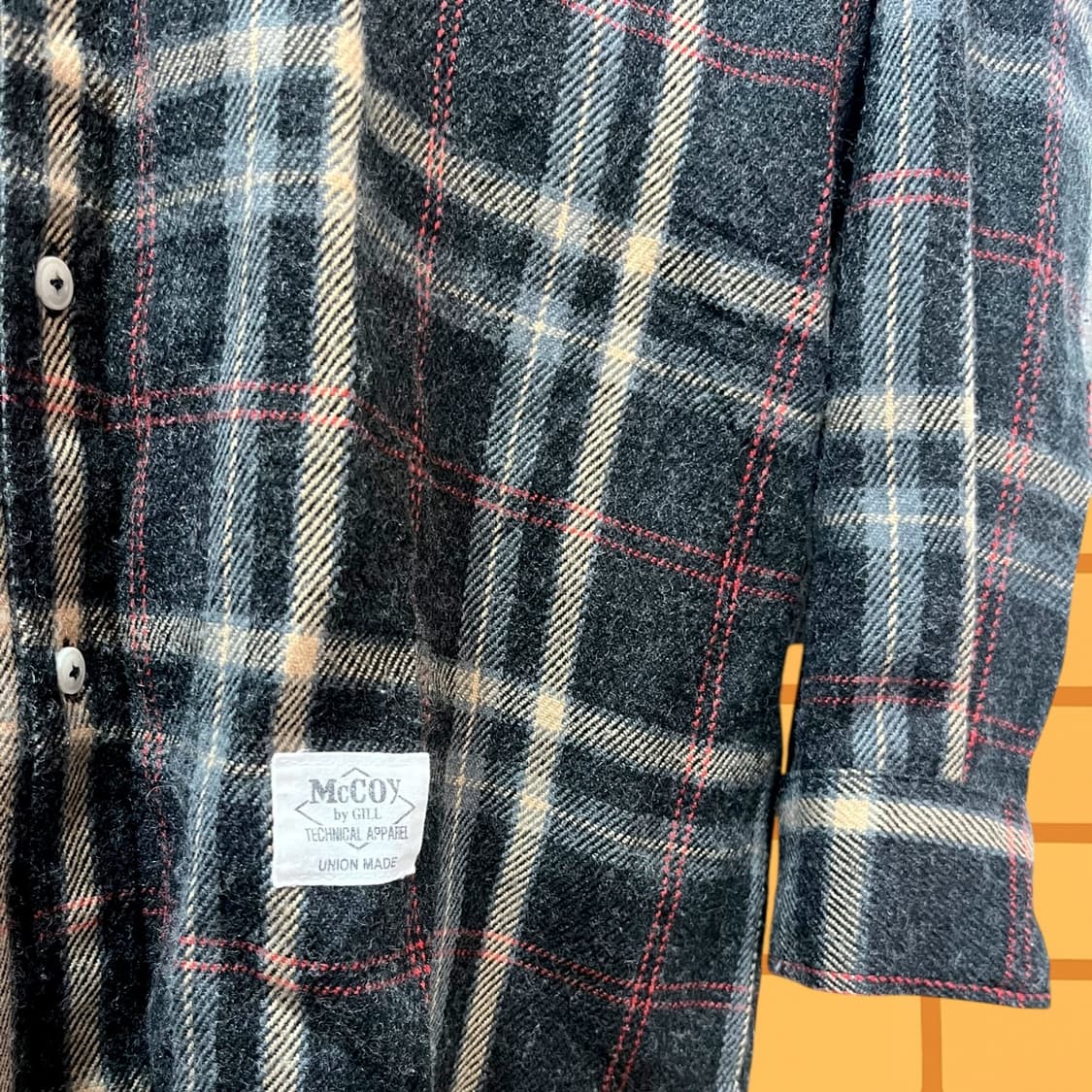 McCoy by Gill 인더스트리얼 체크 셔츠 (L) 상품이미지4