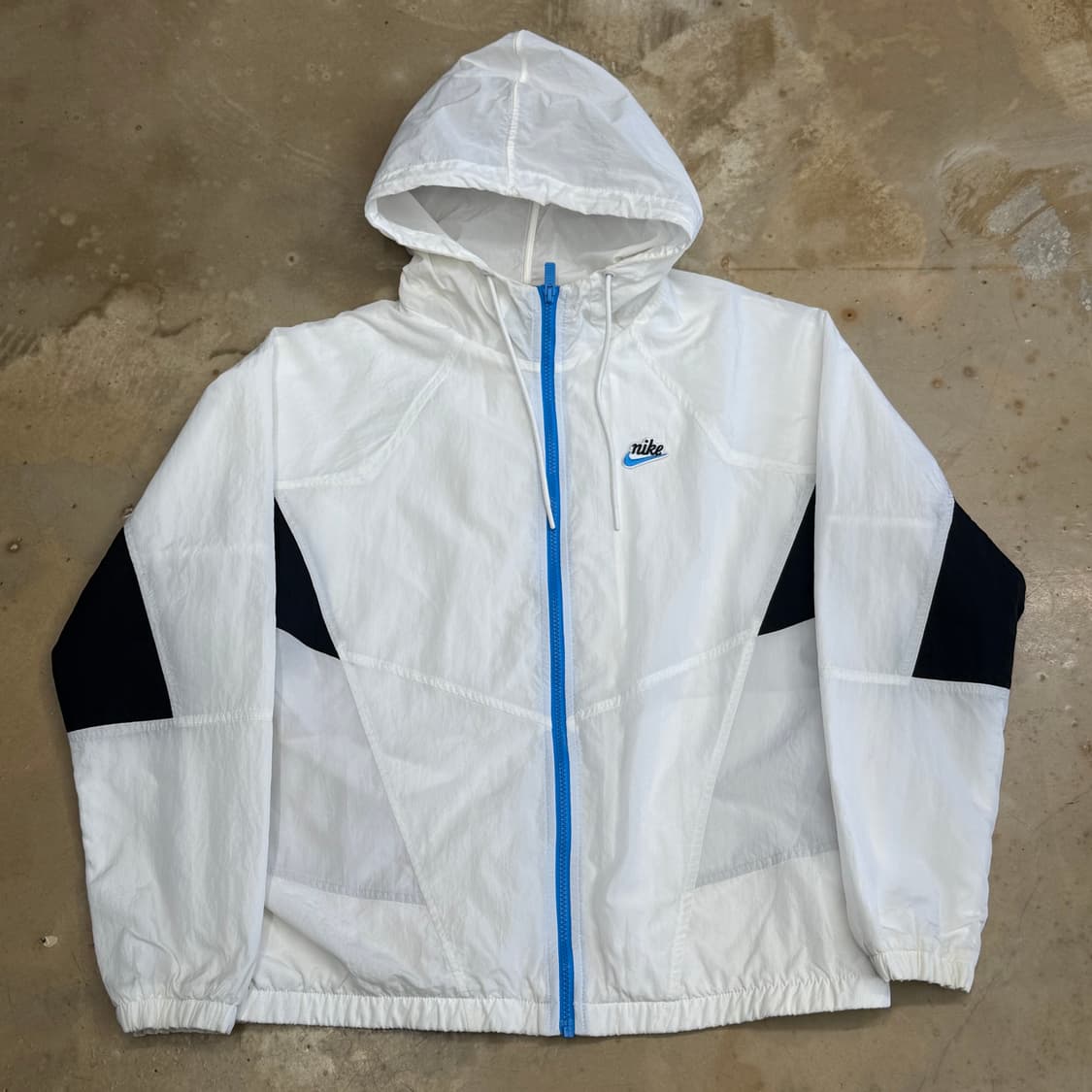S 나이키 헤리티지 윈드러너 화이트 바람막이 상품이미지2