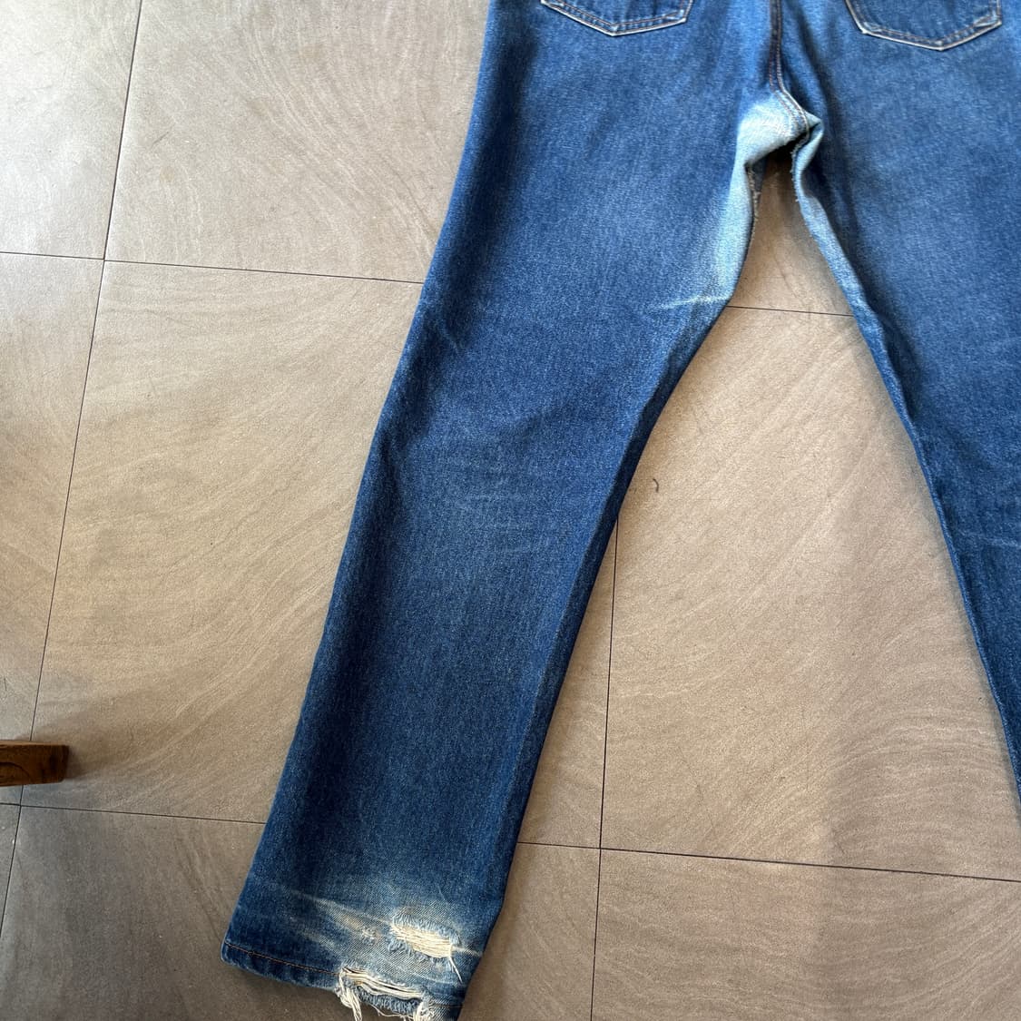 90s Levis 509 orange tap denim pants  상품이미지5