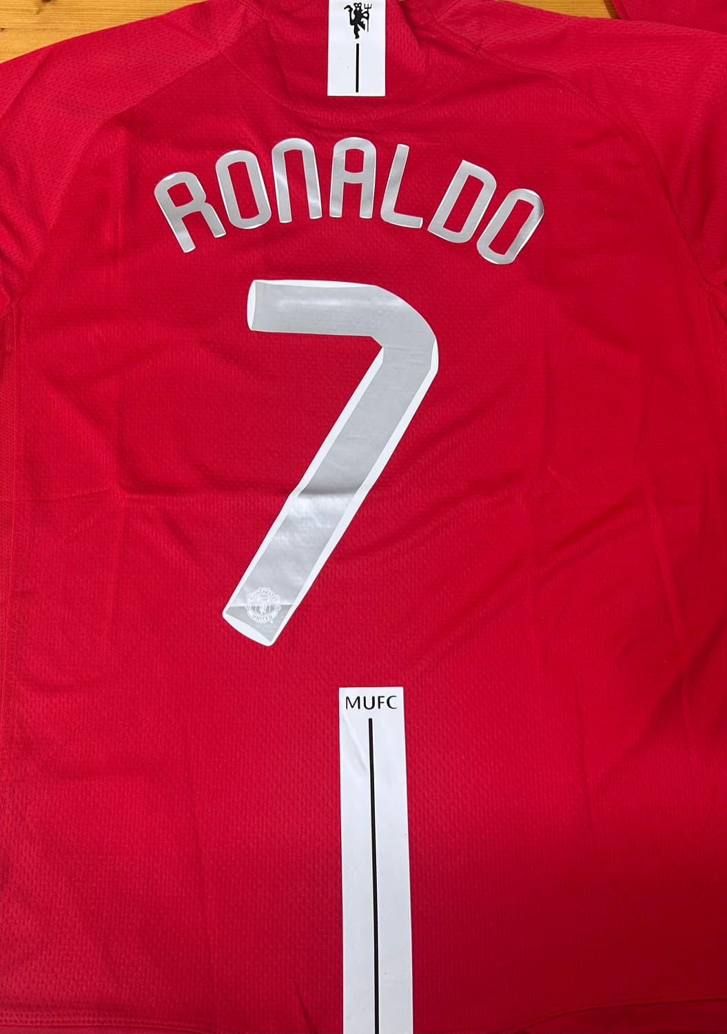 레트로 맨체스터유나이티드 홈 호날두 유니폼 긴팔 상품이미지3