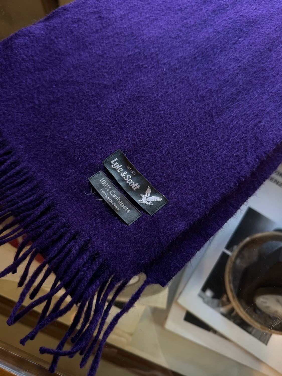 라일앤스콧 캐시미어 머플러 상품이미지6