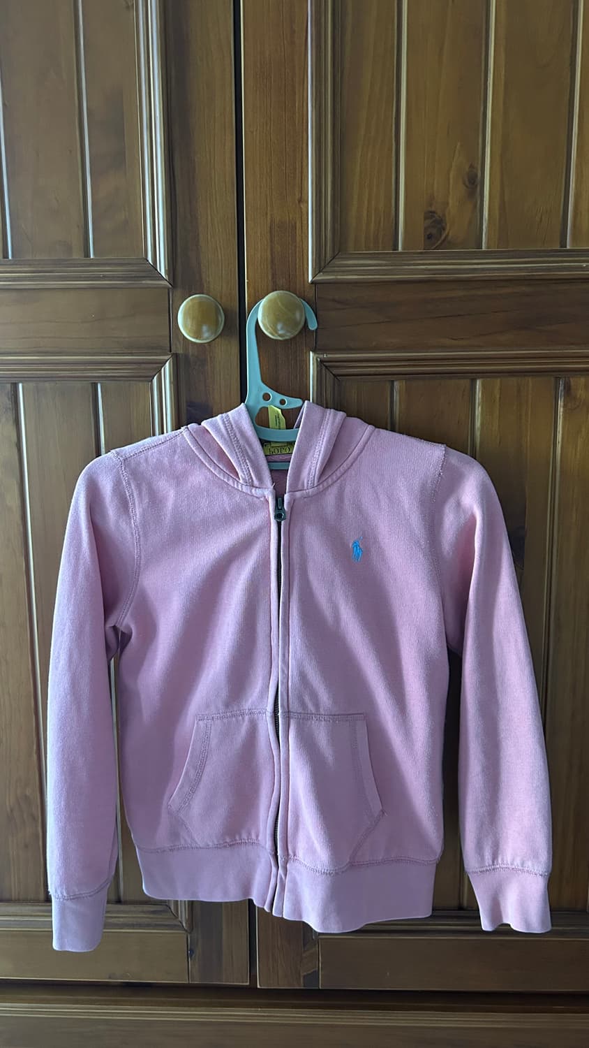 폴로 핑크 후드집업 상품이미지3