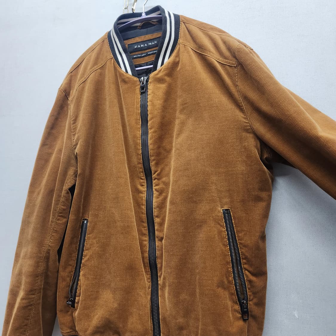 자라ZARA 코듀로이 블루종 점퍼 L(XL) 상품이미지3