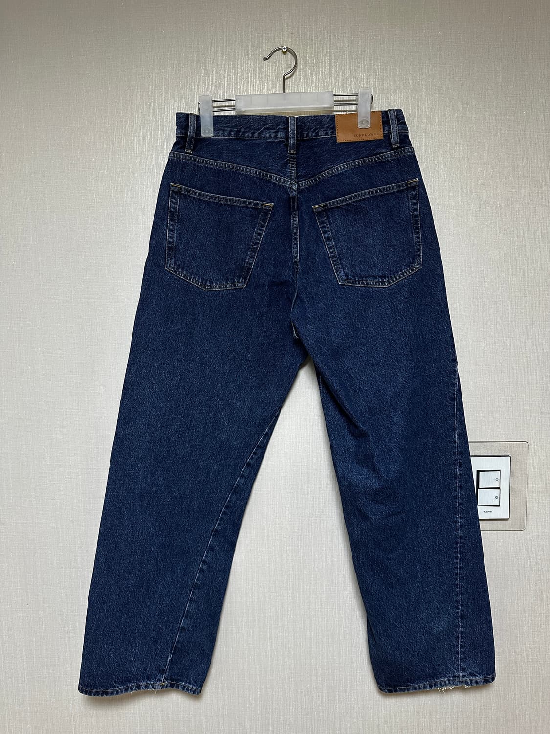 선플라워 와이드 트위스트 데님 상품이미지2