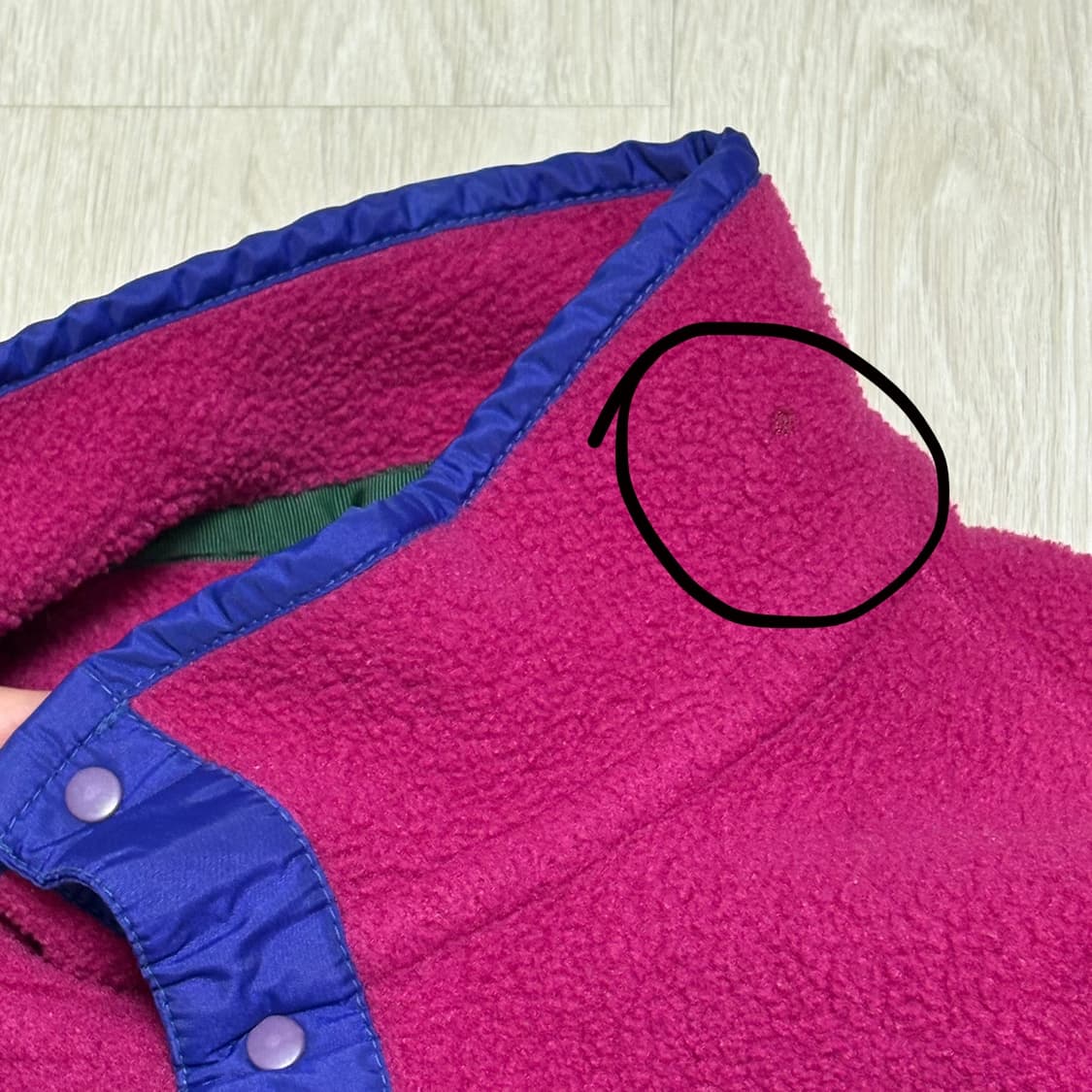 90s 파타고니아 신칠라 핑크 블루 상품이미지4