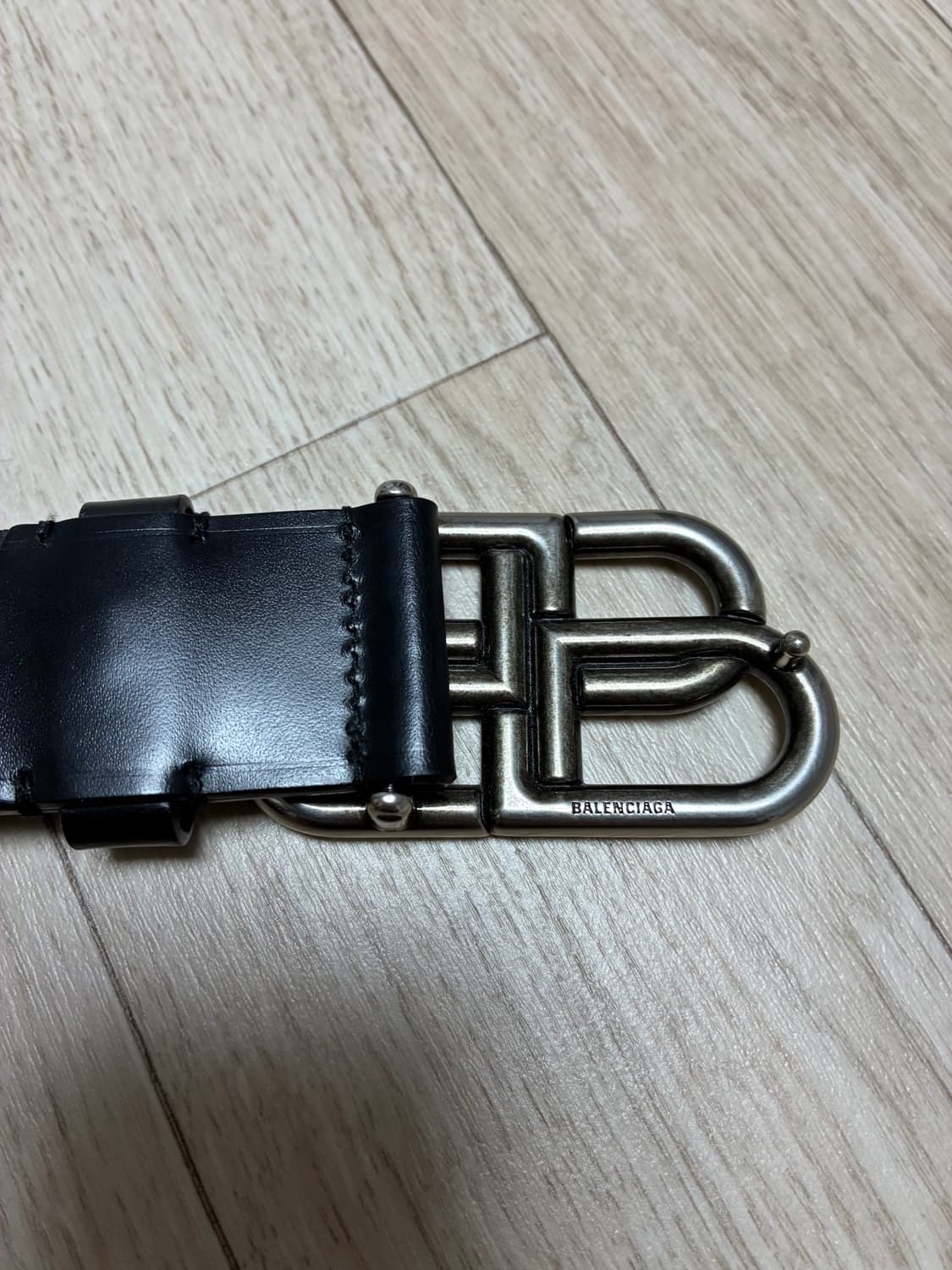 발렌시아가 BB벨트 블랙실버 (95사이즈) 상품이미지3