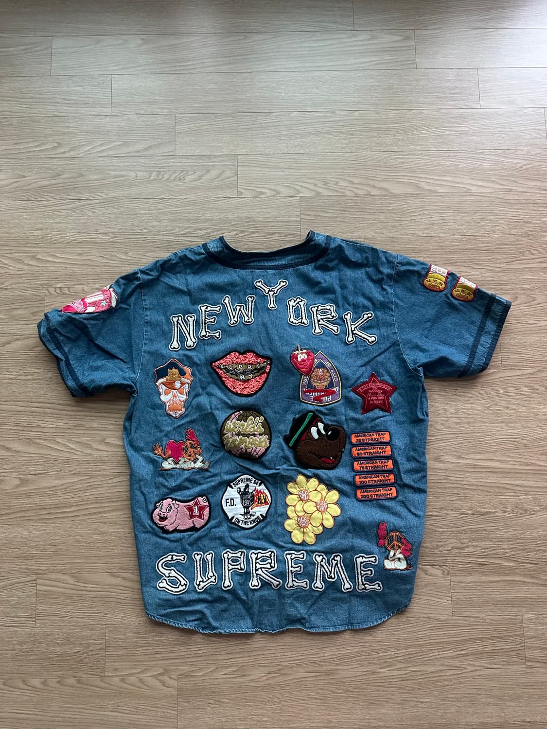 Supreme 21ss  청 야구저지  상품이미지2