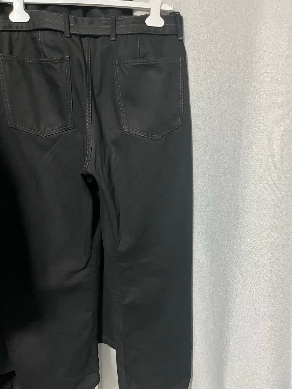 (M) 25ss르메르 벨티드 트위스티드 데님 블랙 상품이미지8