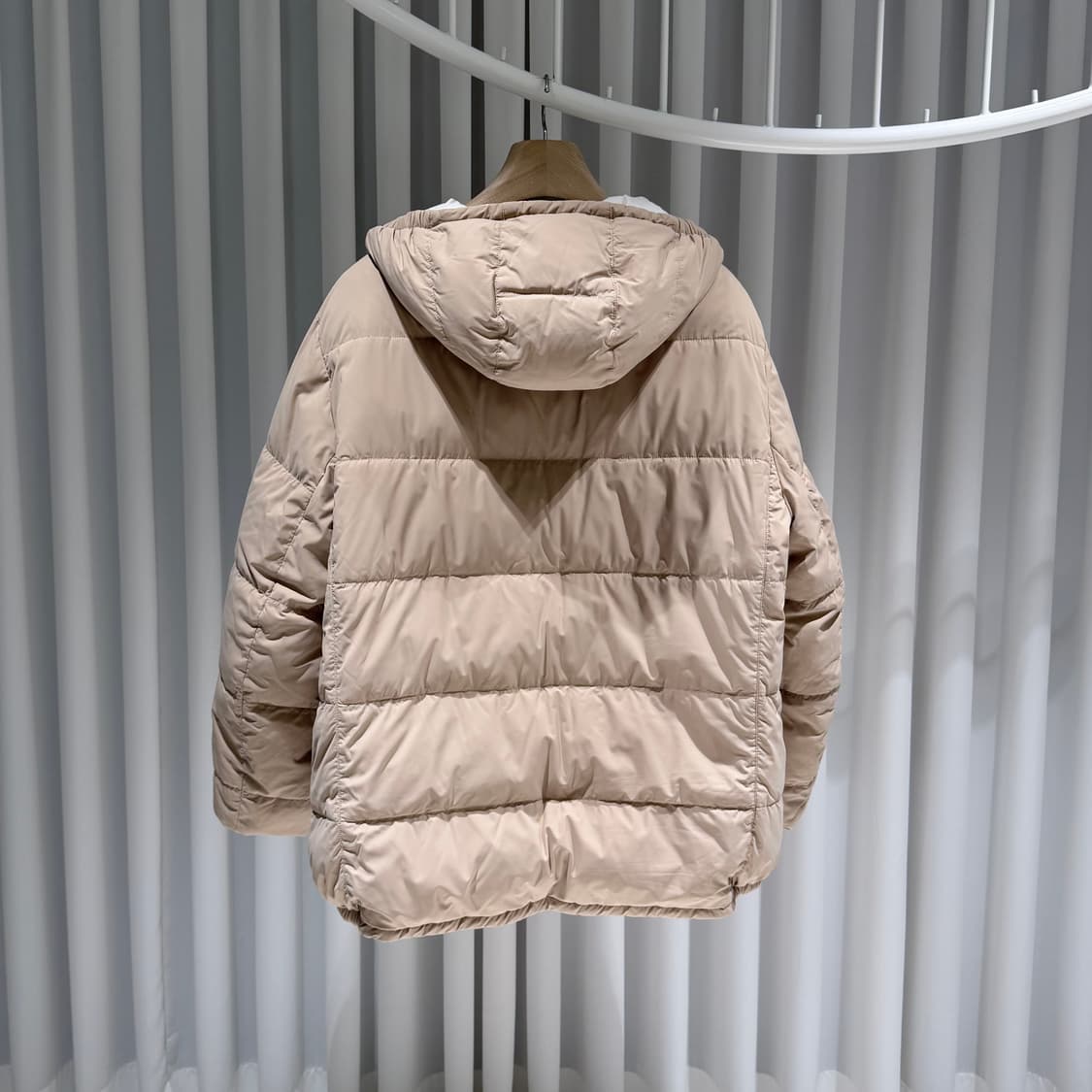 (B/L) / 브루넬로 쿠치넬리 리버시블 다운 패딩 자켓 화이트 브라운 상품이미지8