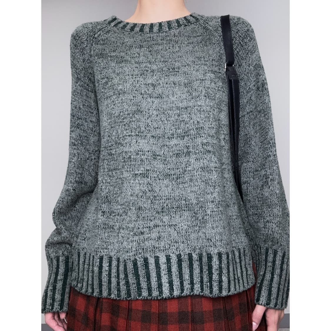 빈티지 그린 니트 상품이미지1