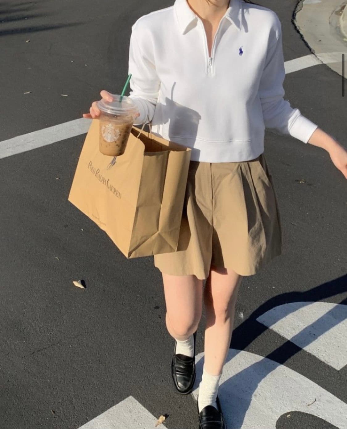 (메이시스,새상품)폴로 랄프로렌 빅걸즈 반집업 맨투맨 상품이미지2