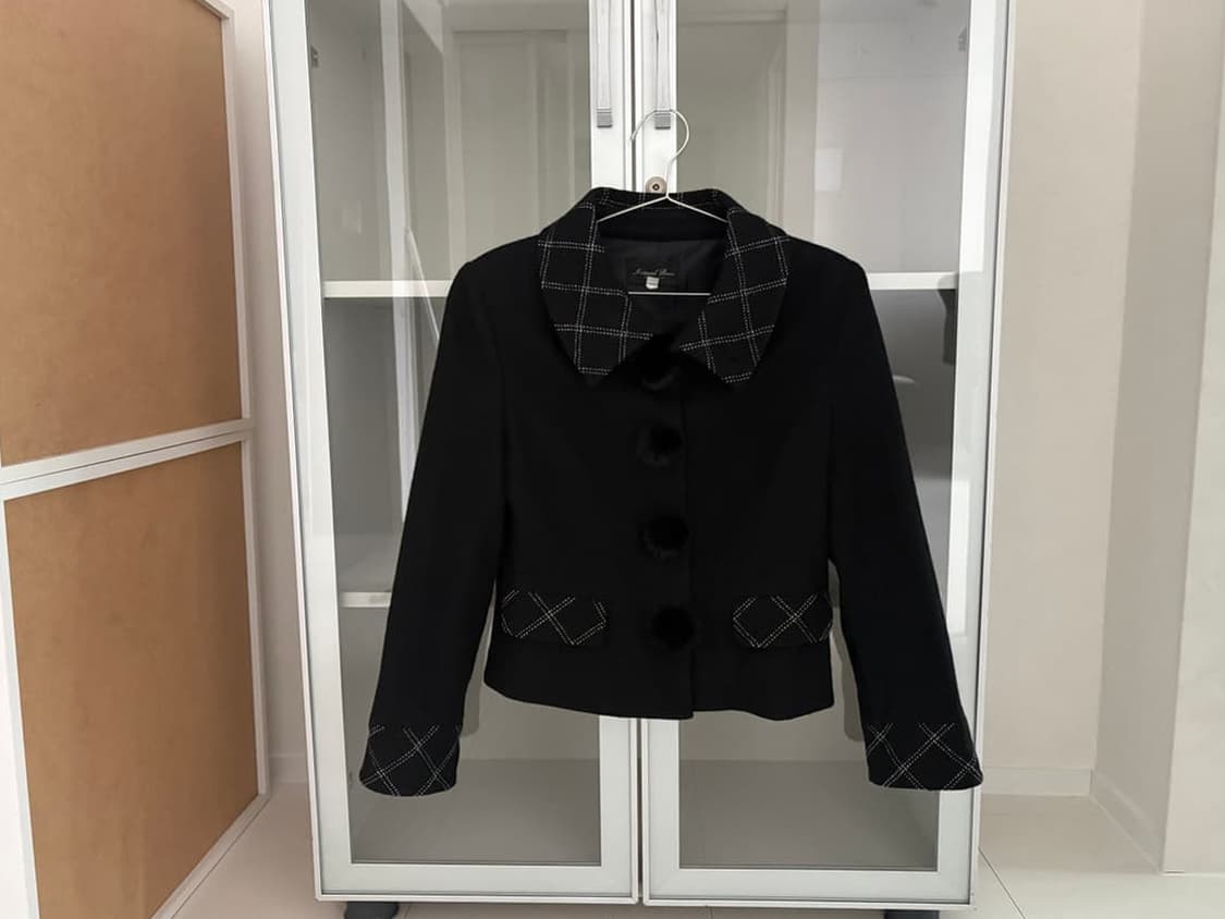 fur button coat 상품이미지5