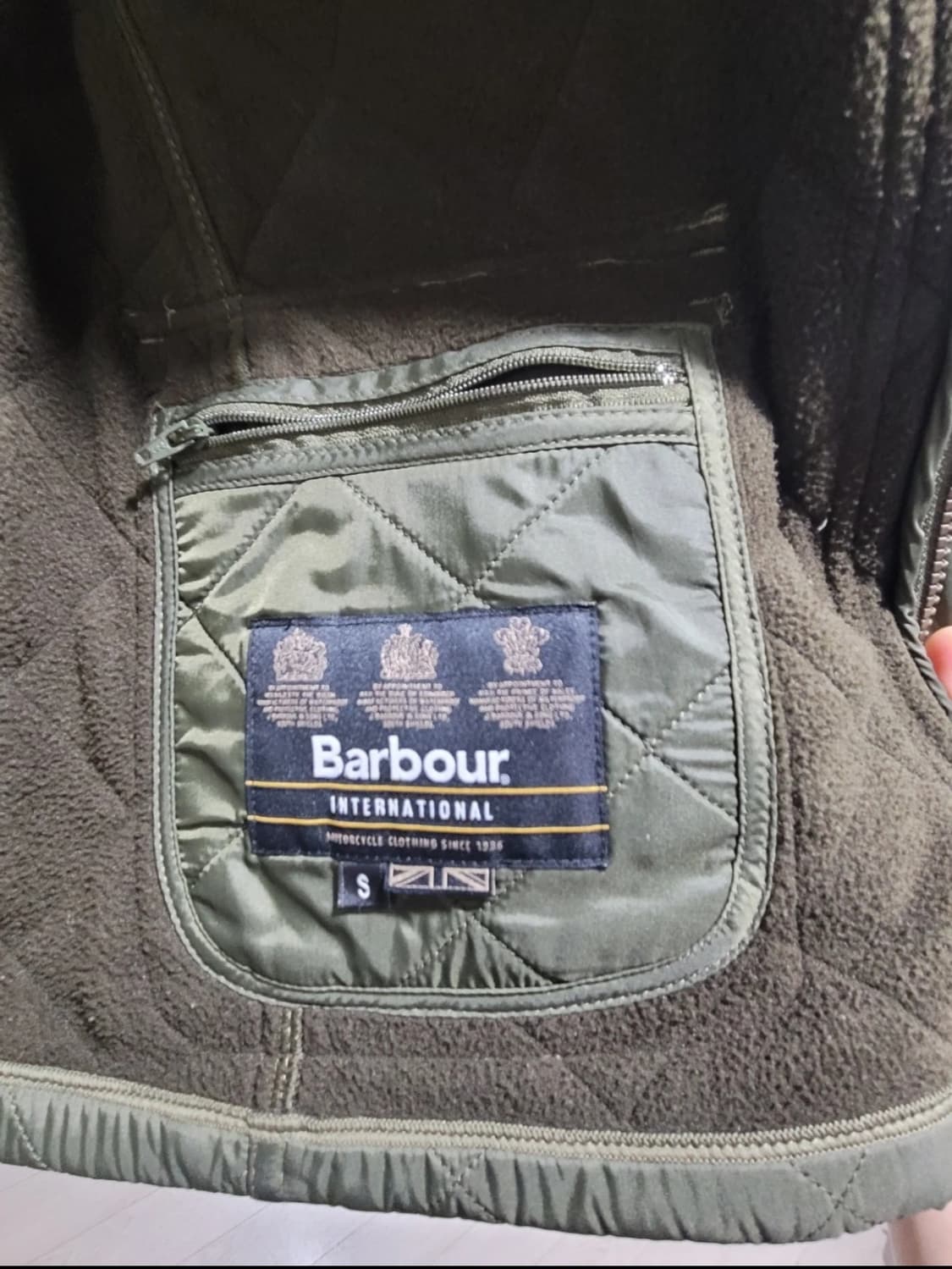 바버 인터내셔널 아리엘 퀼팅 자켓(사이즈 S) 상품이미지2