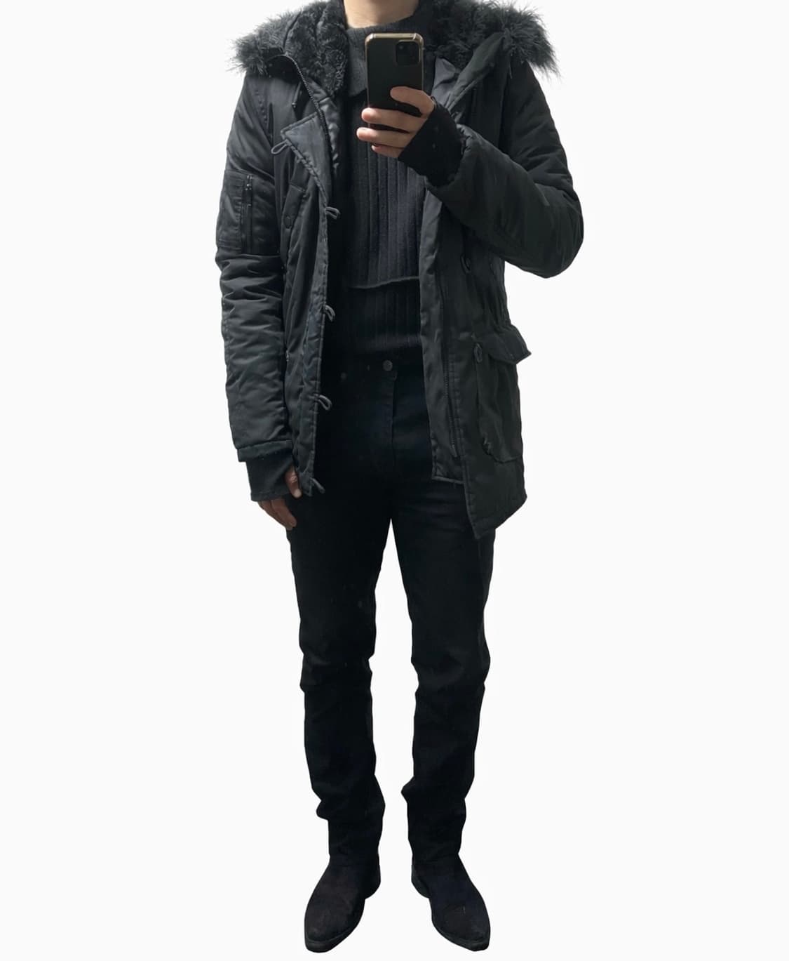 Vanquish 블랙 n3b자켓 상품이미지5