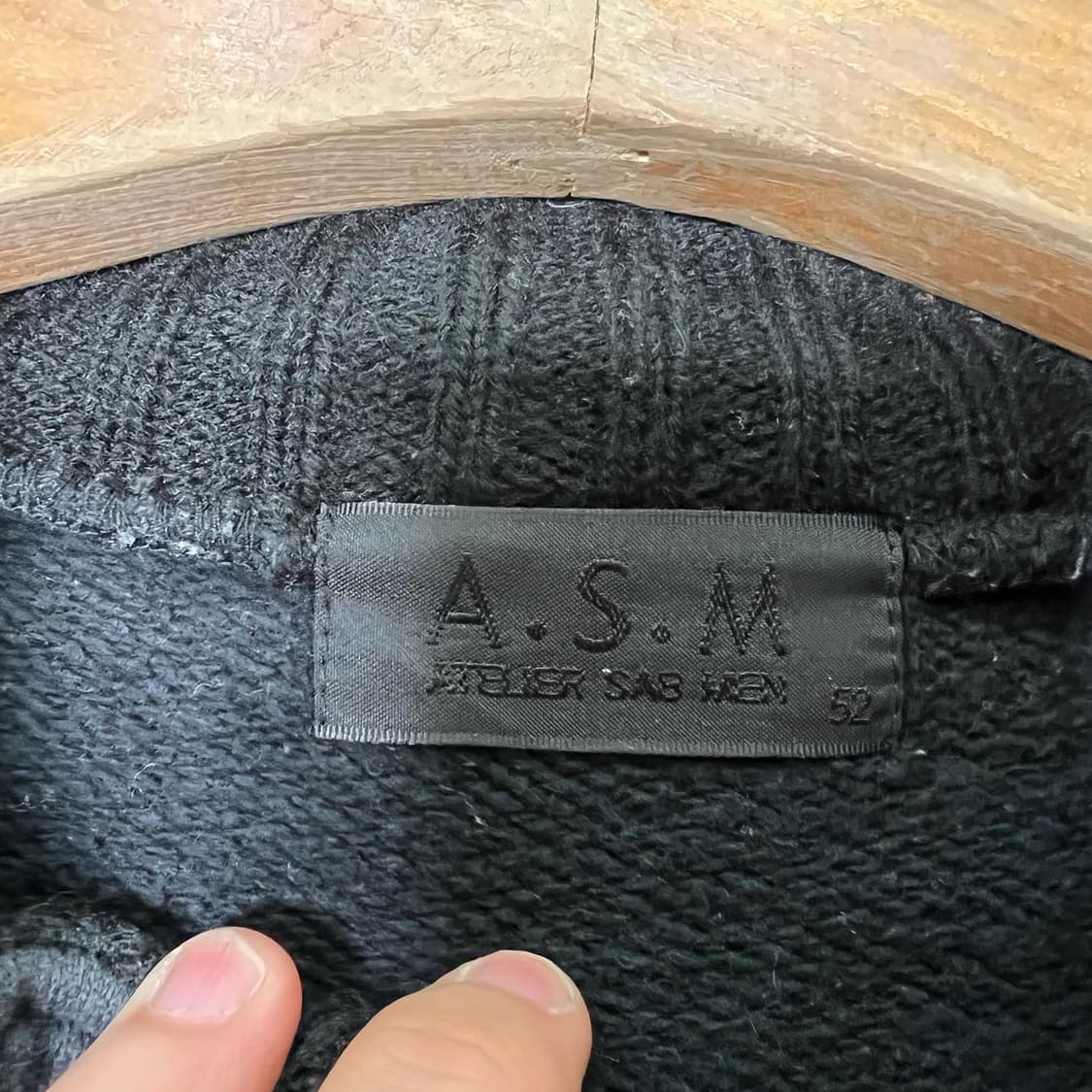 아틀리에 서브 맨 니트 트림 집업 후디 상품이미지8